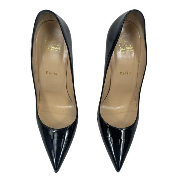 Christian Louboutin So Kate 120mm Patent Leather Pumps Black Size 41 - Picture 5 of 16